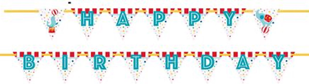 Circus - Slinger Happy Birthday (3,35 meter)