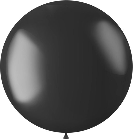 Folat - Gemar ballon XL Radiant Onyx Black Metallic - 78 cm