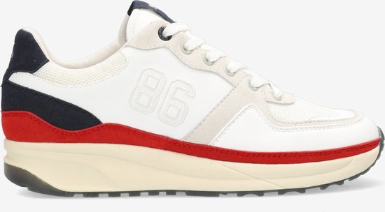 Sneaker Jamain Mannen - White/Navy - Maat 44