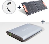 Mobisun 60W zonnepaneel + laptop powerbank bundel