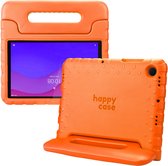 HappyCase Kinder Tablethoes Geschikt voor Lenovo Tab M10 HD Gen 2 | Kindvriendelijke Hoes | Beschemhoes | Kinderhoes | met Handvat en Standaard | Oranje