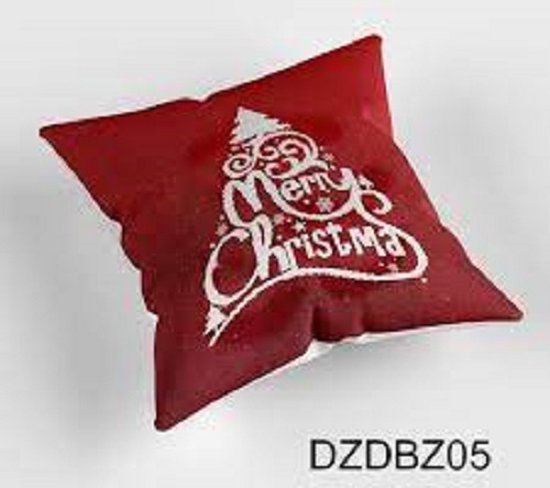 Set van 4 Kerst Kussenhoes Kussenhoezen 45X45 cm Gedrukt Polyester Decoratieve Kussenslopen voor Woonkamer Sofa Thuis Decoratieve Kussensloop,Type e