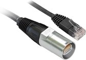 MUSIC STORE Premium CAT5e kabeltrommel 100m, Ethercon - RJ45 - Digitale interface kabel