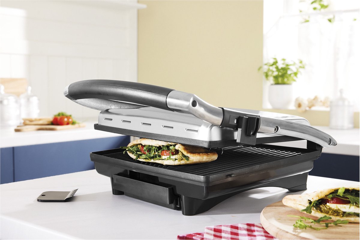Silvercrest Panini grill 2-in-1 grill en contact grill | bol