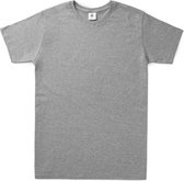 B&C Exact 150 Heren T-Shirt - Sportsgrey - Extra Small - Korte Mouwen