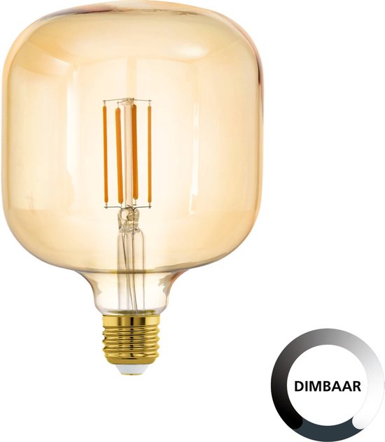 EGLO LED Lamp Ø 12,5cm - E27 - 4 Watt - Warm wit - Dimbaar