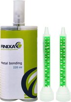 FINIXA 2K Epoxy Metaallijm 220ml - Zwart