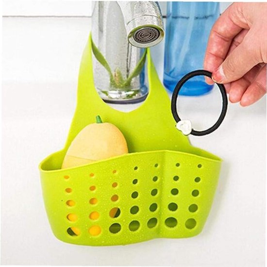 Doodadeals® Porte-éponge - Porte-savon - Robinet de cuisine - 1 pcs