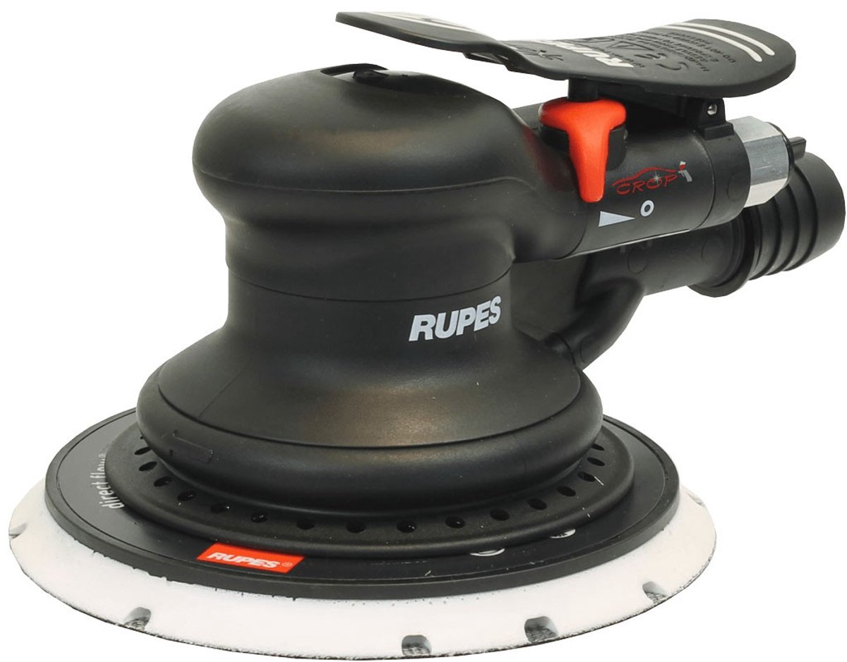 RUPES SKORPIO 3 Pneumatische Schuurmachine 150mm met Centrale Stofafzuiging - 9mm Excentrische Uitslag