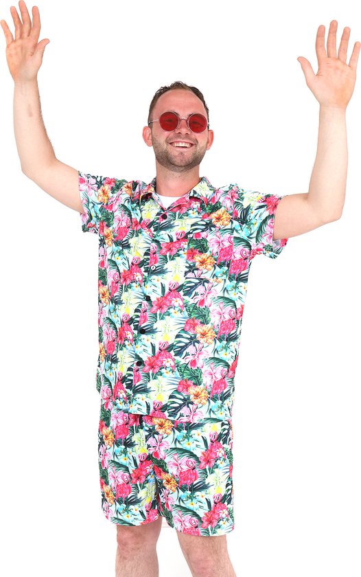 Di Bartelomeo Flamingo Festival Outfit - Summer Outfit - Man - Carnavalskleding - Verkleedkleding