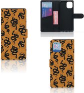 Telefoonhoesje met Pasjes geschikt voor Motorola Edge 20 Lite Snakes