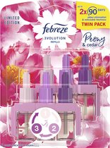 Febreze Ambi pur Peony (Pivoine&cèdre) - Recharge - Pack de 2 - 2 x 90 jours