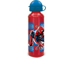 Fles Spiderman Arachnid Grid 530 ml Aluminium