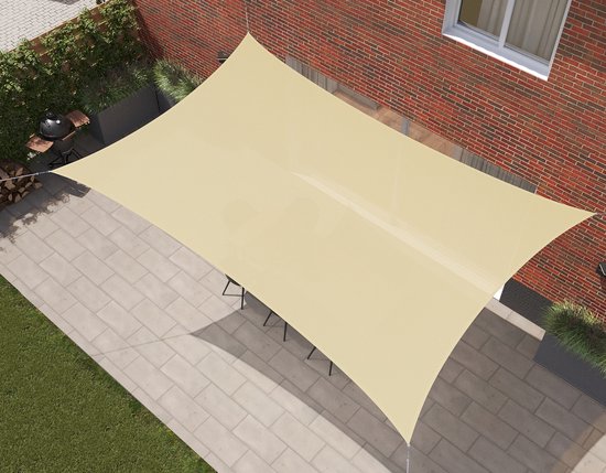 CelinaSun zonnedoek incl bevestigingstouwen HDPE