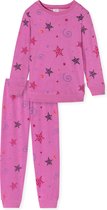 Schiesser Schlafanzug Lang - Girls World Meisjes Pyjamaset - pink - Maat 116