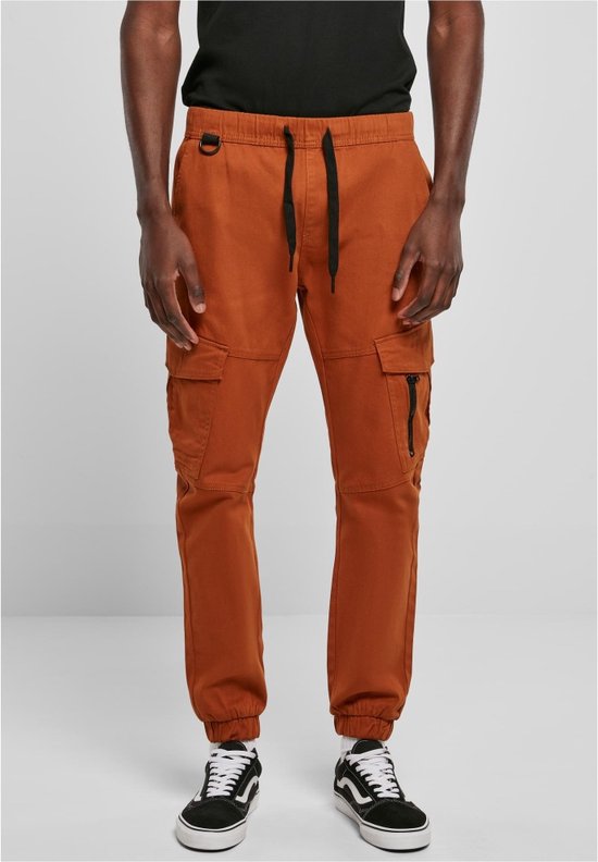 Southpole - Cargo with zipper and D-ring Heren joggingbroek - M - Bruin