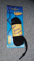 Sorbo Quality - sportveters zwart 120 cm - platte veters voor sneakers of gymschoenen - veter plat - 1 paar