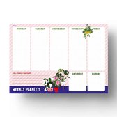 User Weekplanner - A5 - Weekly Plants - Planner - School - Werk