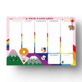 Weekplanner - A5 - Have a nice week - Planner - School - Werk