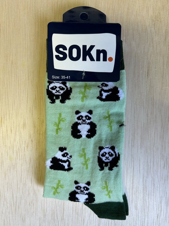 SOKn. Trendy sokken *PANDA'S* maat 35-41 (ook leuk om kado te geven !)
