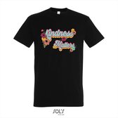 T-shirt Kindness Matters - T-shirt korte mouw - zwart - 12 jaar