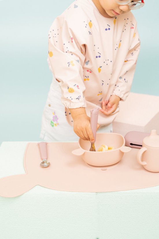 The Cotton Cloud Set kinderbestek siliconen & rvs van The Cotton Cloud — afbeelding 3