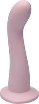 Ylva & Dite - Swan - Siliconen G-spot / Anale dildo - Made in Holland - Pastel Rood