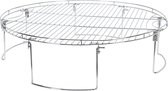 Grille de collection BBQ /barbecue - ronde - réhausse - métal - Dia 65 x H17 cm