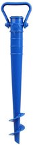 Parasolharing - blauw - kunststof - D22-32 mm x H38 cm
