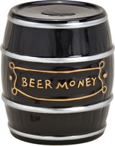 Cepewa Tirelire pour adultes Beermoney - Céramique - Baril de Bières / baril - 13 x 14 cm