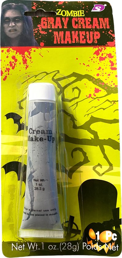 Foto: Zombie gray cream make up