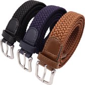 Ceinture élastique - ceinture dames - ceinture élastique - Riem extensible - pack de 3