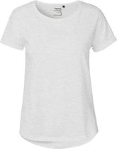 Dames Roll Up Sleeve T-Shirt met ronde hals Ash Grey - XL