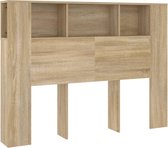 vidaXL Armoire tête de lit Chêne Sonoma 140 x 18,5 x 104,5 cm