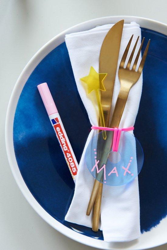edding 4085 krijtmarker - 2 witte raamstiften - ronde punt 1-2 mm - raamstiften voor borden, ruiten, glas, spiegels - krijtstift voor ramen zijn afwasbaar en uitwisbaar