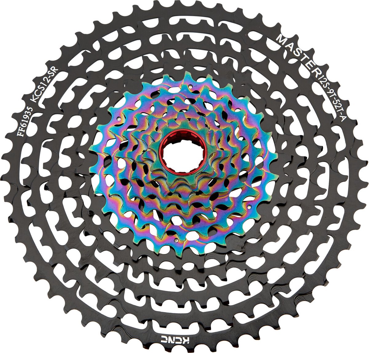 Cassetta KCNC 12 Velocità 9-52 Denti Per SRAM XD – Colore Rosa Shocking - 2