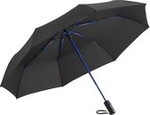 Bol.com Fare Colorline 5644 extra grote zakparaplu zwart blauw zakparaplu vouwparaplu opvouwbare paraplu windproof windvast stor... aanbieding
