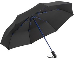Fare Colorline 5644 extra grote zakparaplu zwart blauw zakparaplu vouwparaplu opvouwbare paraplu windproof windvast stormbestendig stormparaplu reisparaplu