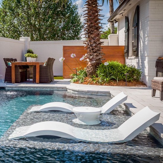Luxe lounge chair - zwembad - Merkloos