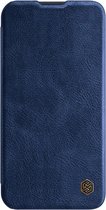 Nillkin Qin Pro PU Leren Book Case - Geschikt voor Apple iPhone 14 Pro Max (6.7") - Blauw
