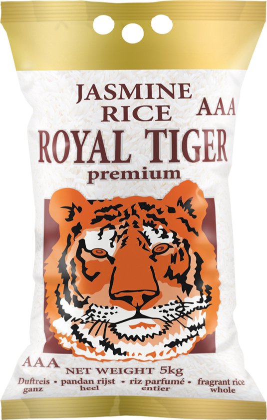 Royal Tiger Jasmijnrijst 1 x 5 kg
