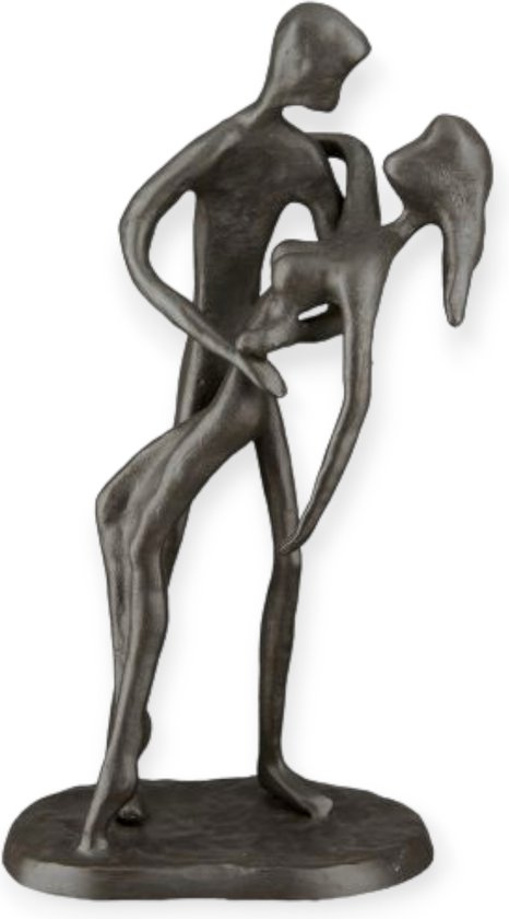 Gilde handwerk Sculptuur - Beeld- In jouw armen - Staal
