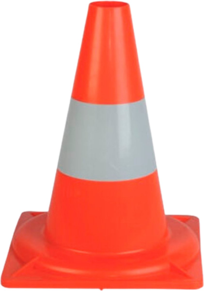 Reflecterende Pion - 30cm hoog - HDPE - pionnen - verkeerskegel
