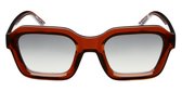 Icon Eyewear Lunettes de soleil BASE RUNNER - Monture marron - Verres vert clair