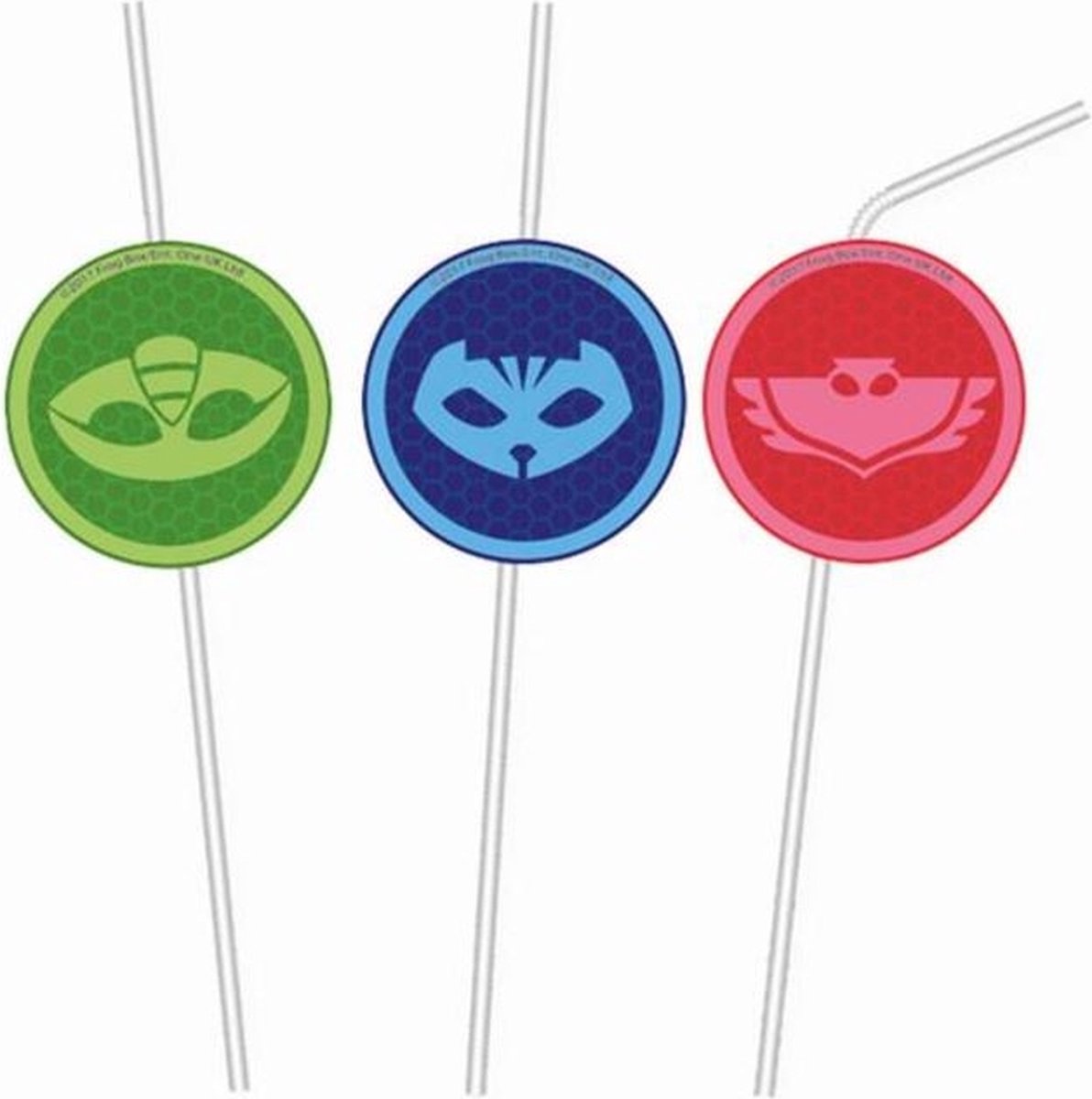 PJ Masks Rietjes 4 stuks