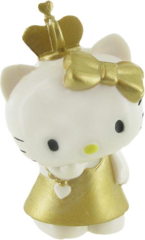 Comansi Play figurine Hello Kitty: Or 6 Cm Blanc