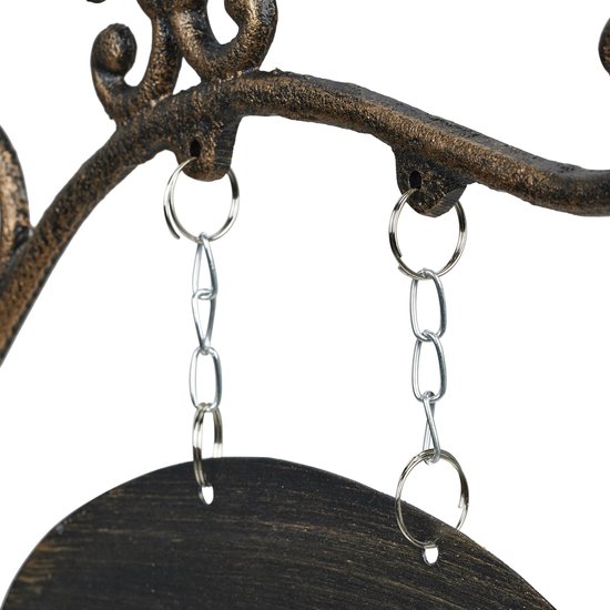 Enseigne en fonte Relaxdays - enseigne de bienvenue nostalgique - enseigne de boutique vintage - façade