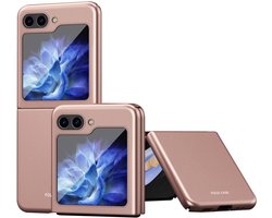 Hoesje Hard Back Cover Geschikt voor Samsung Galaxy Z Flip 5 Goud