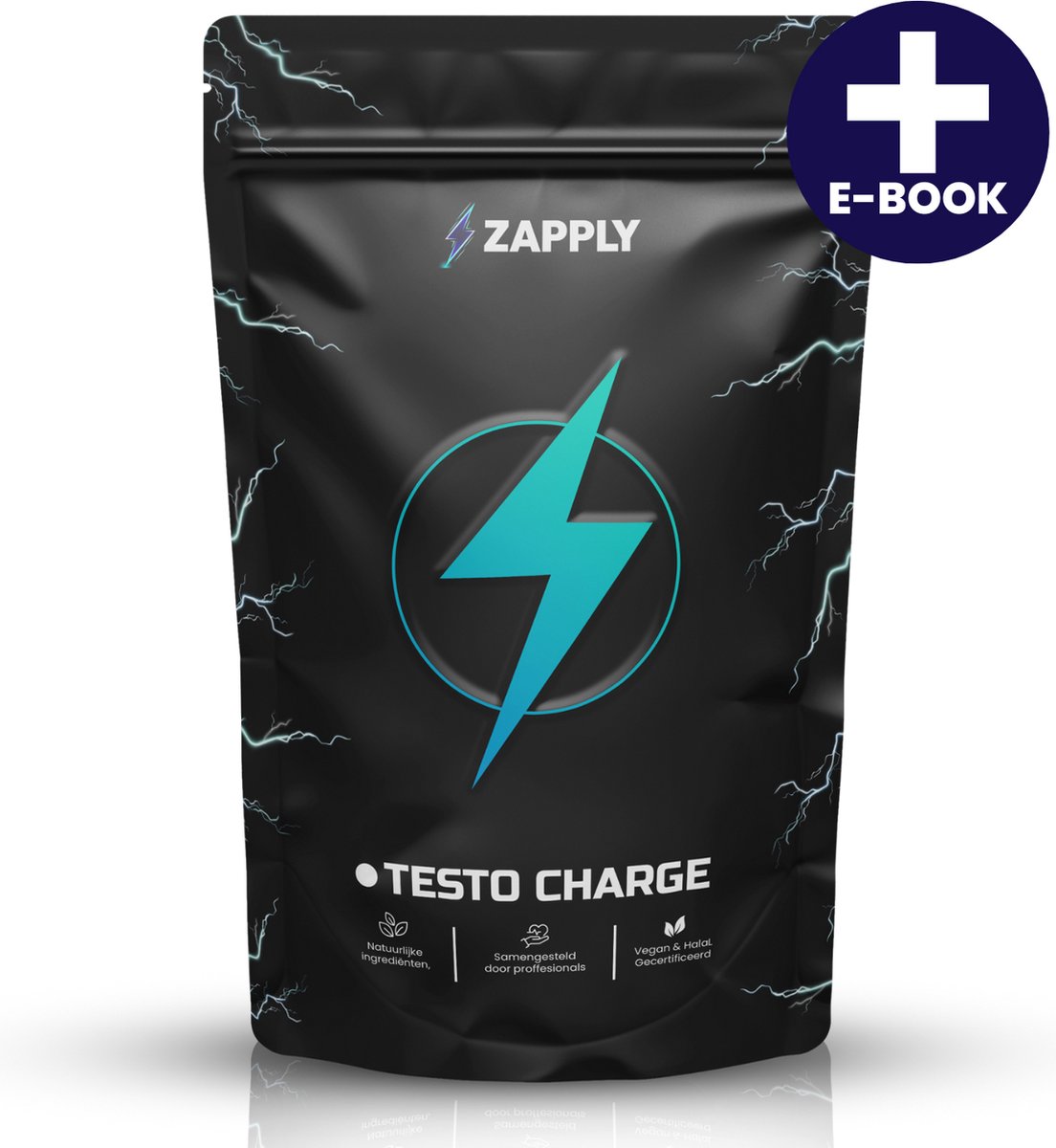 Zapply Testo Charge- Testosterone Booster- Ashwagandha Ksm-66- Vitamine D3- Maca - Testosteron - Magnesium bisglycinaat- Shilajit- Boron- Testo Fuel- Alternatief voor Tongkat Ali