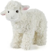 Pluche wit schaap/lammetje knuffel 29 cm -Boerderijdieren knuffels - Speelgoed voor kinderen